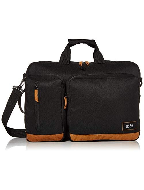 Solo Duane 15.6 Inch Laptop Hybrid Briefcase, Converts to Backpack