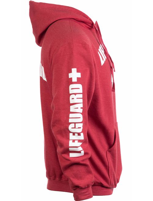 Lifeguard | Red Unisex Uniform Fleece Hoody Sweatshirt Hoodie Sweater Men Women