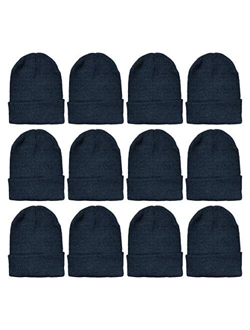 Yacht & Smith Winter Beanies & Gloves For Men & Women, Warm Thermal Cold Resistant Bulk Packs