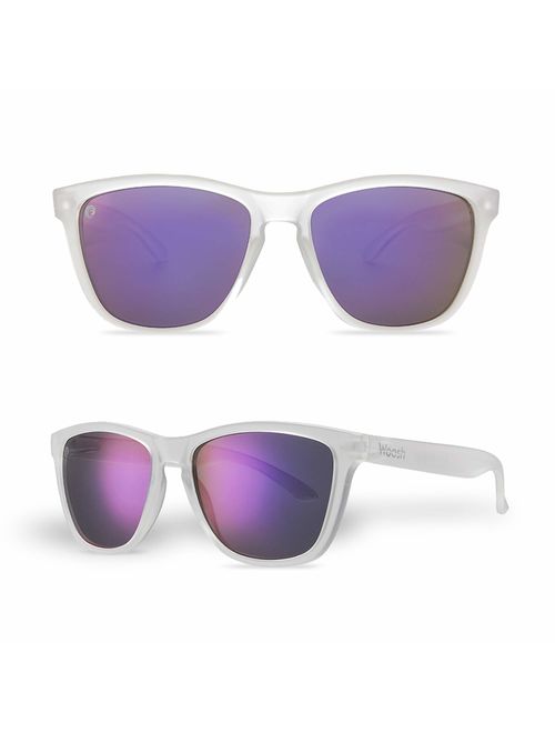 WOOSH Polarized Lightweight Sunglasses for Men and Women -Unisex Sunnies for Fishing Beach Running Sports and Outdoors