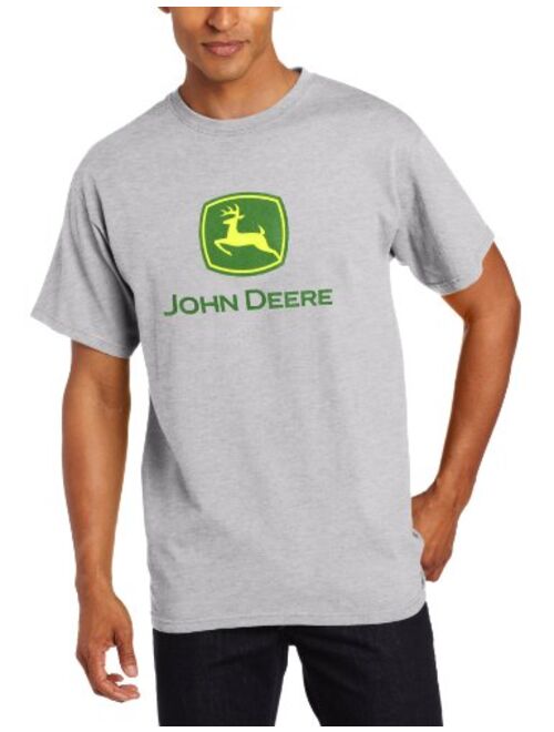 John Deere Men's Short Sleeve Crew Neck Trademark Logo Core Ss Tee