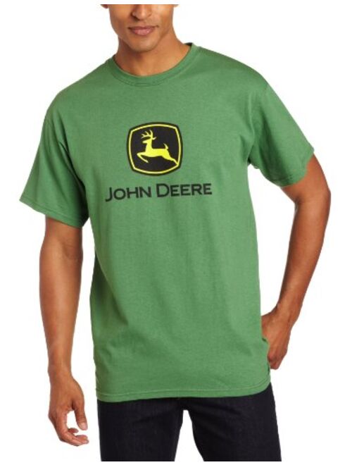 John Deere Men's Short Sleeve Crew Neck Trademark Logo Core Ss Tee