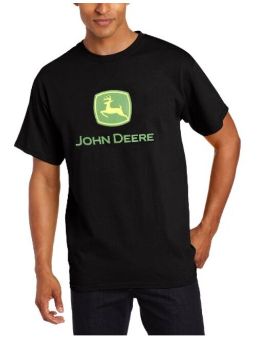 John Deere Men's Short Sleeve Crew Neck Trademark Logo Core Ss Tee