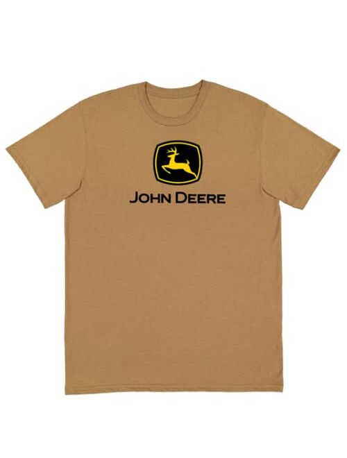 John Deere Men's Short Sleeve Crew Neck Trademark Logo Core Ss Tee