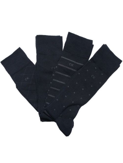 Men's Argyle Crew Bonus Socks- 4 Pack