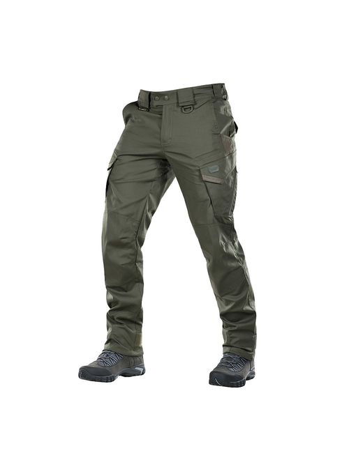 Aggressor Flex - Tactical Pants - Men Black Cotton with Cargo Pockets