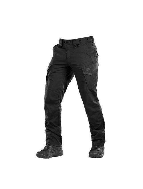 Aggressor Flex - Tactical Pants - Men Black Cotton with Cargo Pockets