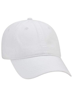 Otto 6 Panel Low Profile Garment Washed Pigment Dyed Baseball Cap