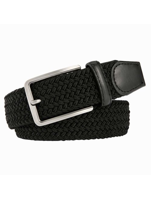 Jiguoor Braided Stretch Belt, Golf Elastic Fabric Woven Belts Casual Men/Women