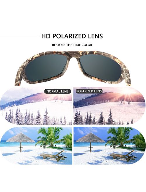 Polarized Sport Sunglasses Driving Sun Glasses for Men Shades Eyewear UV Protection