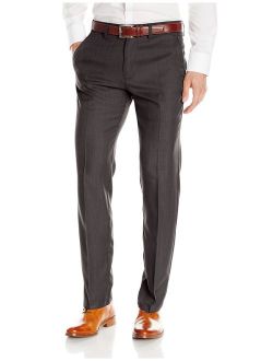 Men's Performance Micro Heather Gab Slim-Fit Plain-Front Pant