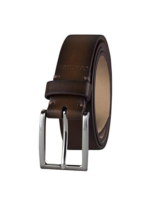 Calvin Klein Men's Feather-Edge Semi-Shine Belt