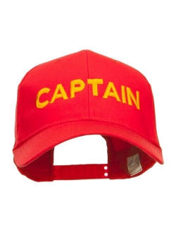 e4Hats.com Captain Embroidered Cap