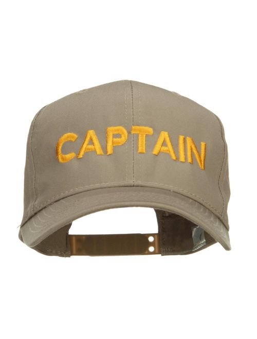 e4Hats.com Captain Embroidered Cap