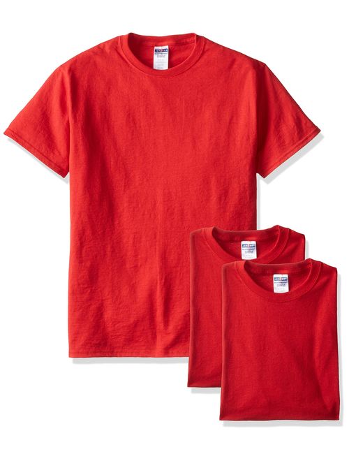 Jerzees Men's Adult Crew Neck  Short-Sleeve T-Shirt 3 Pack