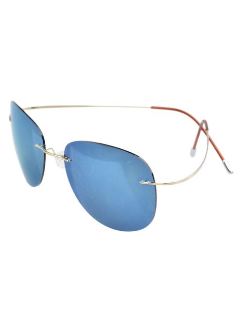 Eyekepper Rimless Titanium Frame Polarized Sunglasses