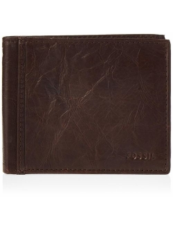 Men's Ingram Leather RFID Blocking Bifold Flip ID Wallet