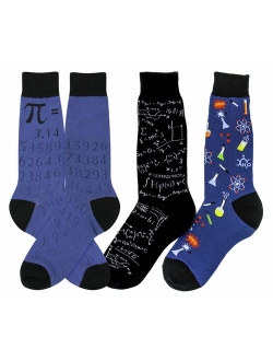 Foot Traffic, Men's Education-Themed Socks, Fits Men's Shoe Sizes 7-12