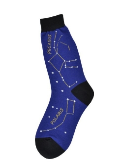 Foot Traffic, Men's Education-Themed Socks, Fits Men's Shoe Sizes 7-12