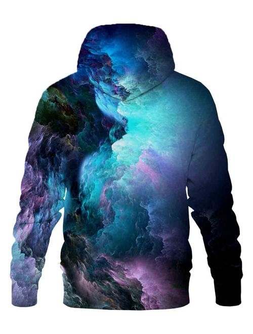 Linnhoy Unisex 3D Graphic Printed Hooded Sweatshirt Casual Pullover Hoodie with Big Pockets