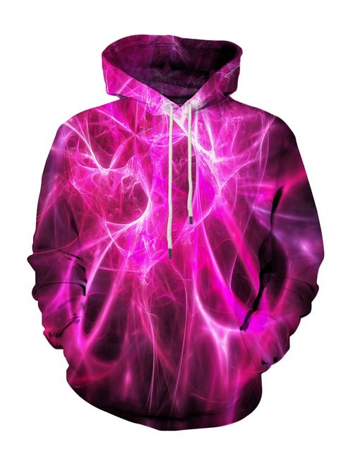 Linnhoy Unisex 3D Graphic Printed Hooded Sweatshirt Casual Pullover Hoodie with Big Pockets