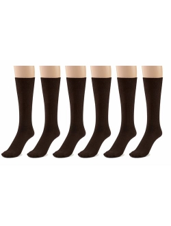 Silky Toes 3 or 6 Pk Men's Diabetic Non Binding Cotton Dress Socks, Multi Colors Also Available in Plus Sizes...