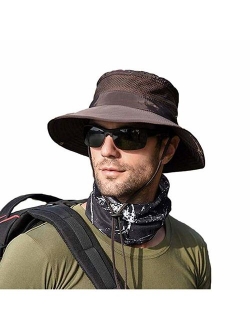 Men Women Sunscreen Cooling Hat Ice Cap Heatstroke Protection Cooling Cap Wide Brim Sun Hat with UV Protection