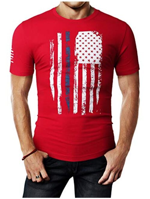 H2H Mens Casual Slim Fit Short Sleeve T-Shirts Cotton Blended Soft Lightweight V-Neck/Crew-Neck