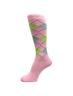 Spotlight Hosiery Elite Quality Colorful Soft Cotton Men's Groomsmen Wedding Argyle Dress Socks