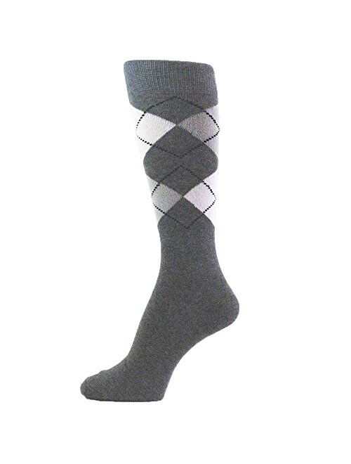 Spotlight Hosiery Elite Quality Colorful Soft Cotton Men's Groomsmen Wedding Argyle Dress Socks