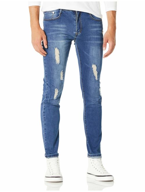 Demon&Hunter 808 Youth Series Men's Skinny Slim Jeans