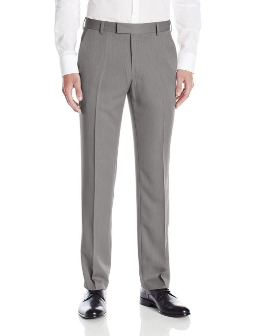 Kenneth Cole Reaction Men's Urban Heather Slim-Fit Flat-Front Dress Pant