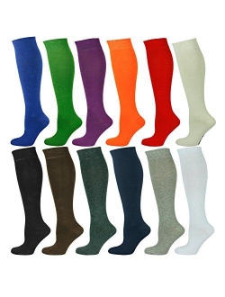 Mysocks Unisex Knee High Long Socks Plain