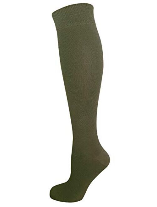 Mysocks Unisex Knee High Long Socks Plain