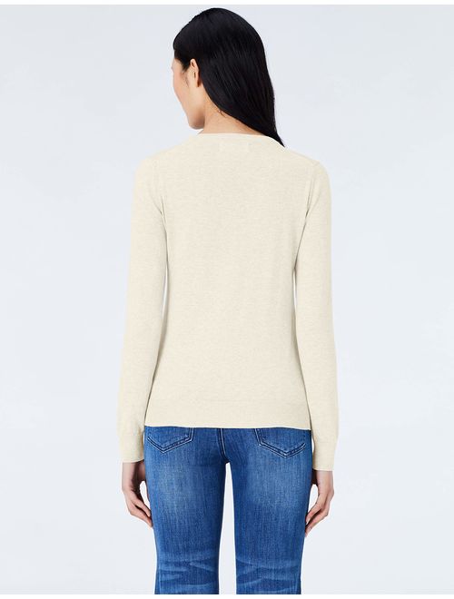 Amazon Brand - Meraki Women's Cotton Crew Neck Sweater