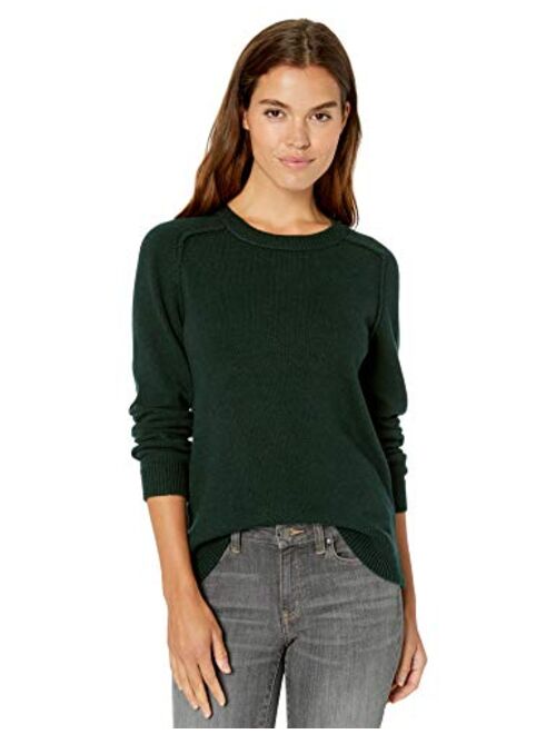 Amazon Brand - Daily Ritual Women's Wool Blend Crewneck Pullover Sweater