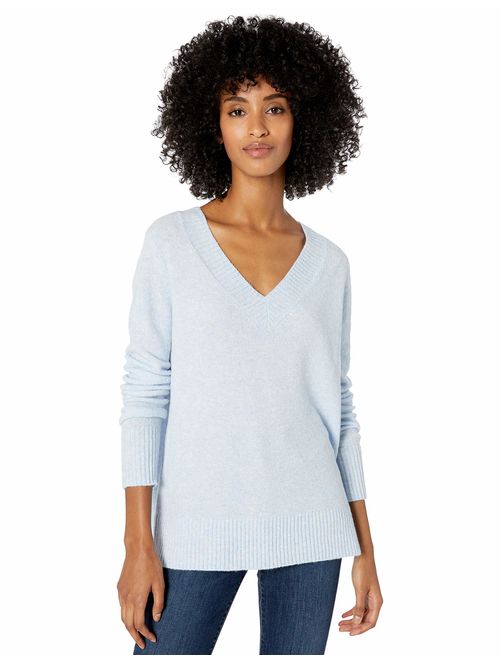 Amazon Brand - Goodthreads Women's Mid-Gauge Stretch V-Neck Sweater