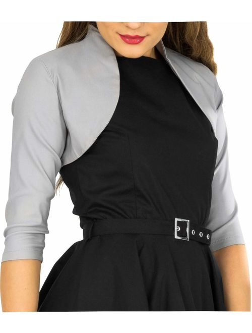 BlackButterfly Tailored 3/4 Sleeve Bolero