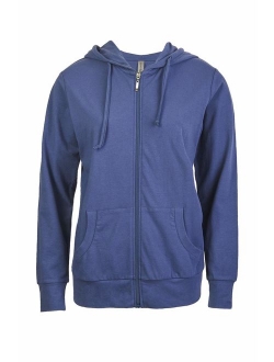 Women's Zip Up Cotton Light Hoodie Jacket