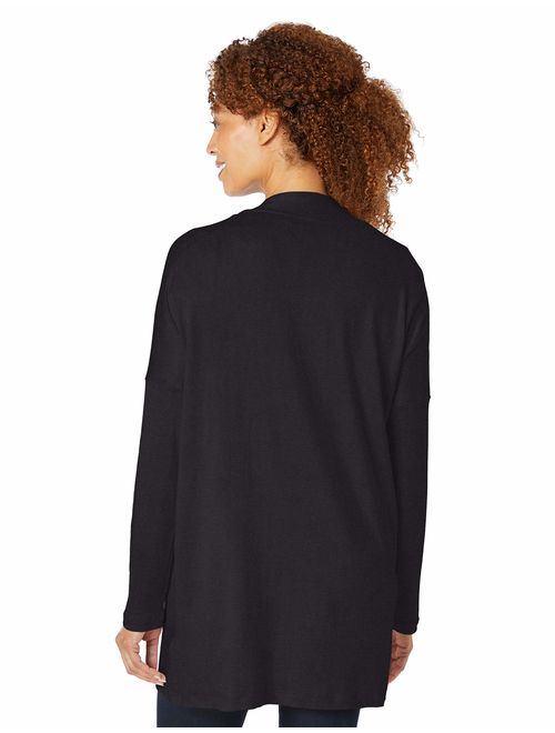 Amazon Essentials Women's Lightweight Lounge Terry Open-Front Cardigan