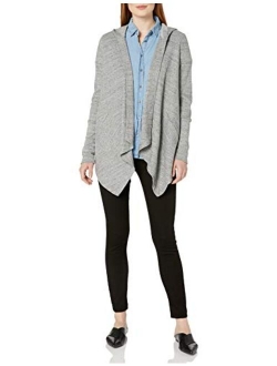 Splendid Women's Thermal Wrap Hooded Cardigan