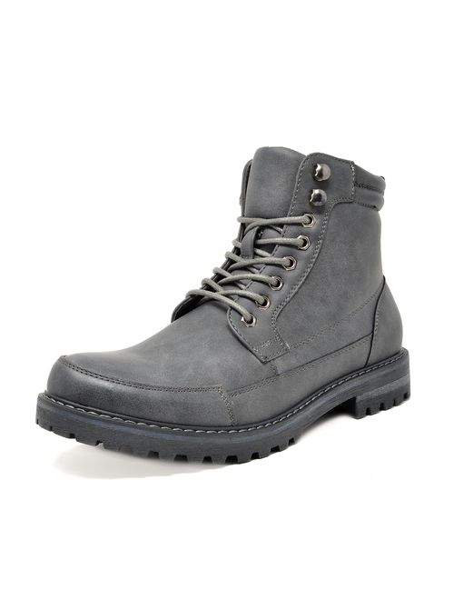 Bruno Marc Men's Military Motorcycle Combat Boots