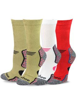 TeeHee Viscose from Bamboo Diabetic Crew Socks 3-Pack