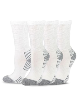 TeeHee Viscose from Bamboo Diabetic Crew Socks 3-Pack