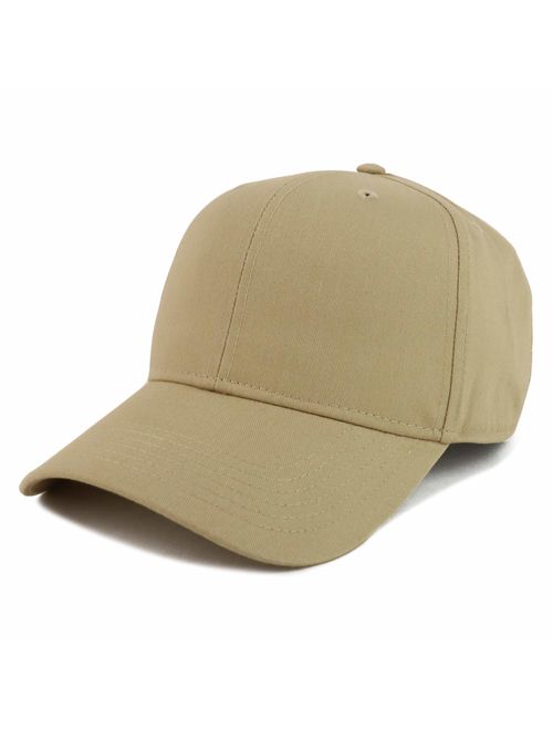 Armycrew XXL Oversize High Crown Adjustable Plain Solid Baseball Cap