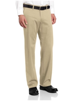 Men's Comfort Waist Custom Straight Fit Flat Front Pant