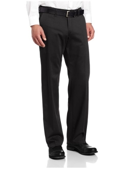 Men's Comfort Waist Custom Straight Fit Flat Front Pant