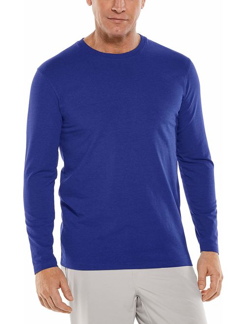 Coolibar UPF 50+ Men's Morada Everyday Long Sleeve T-Shirt - Sun Protective