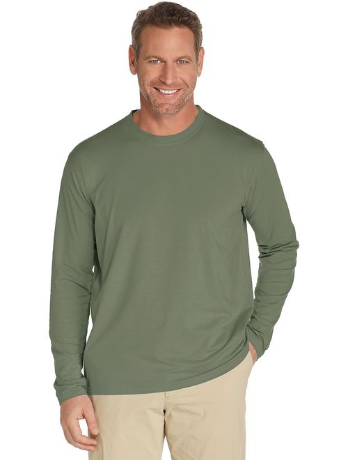 Coolibar UPF 50+ Men's Morada Everyday Long Sleeve T-Shirt - Sun Protective