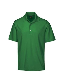 Greg Norman Men's Protek micro pique solid polo